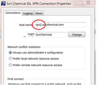 aventail vpn connection