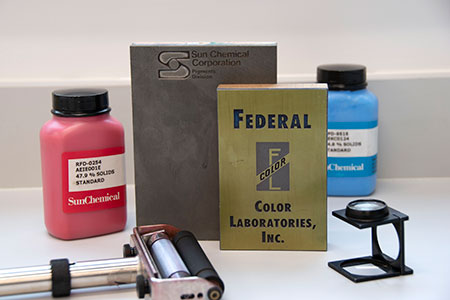 Historically Sun Chemical company's ink included:
- Petroleum based solvents
- Pigments from chemical plants
- polymer-based
