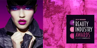 Woman-Wearing-Award-Winning-Pink-Cosmetics-Pigments