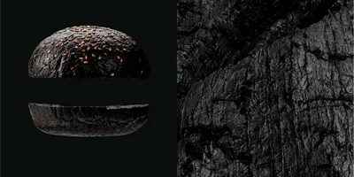 black-hamburger-bun