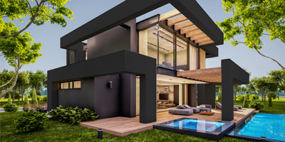 house-black-pigments-solar-heat-management-building-construction