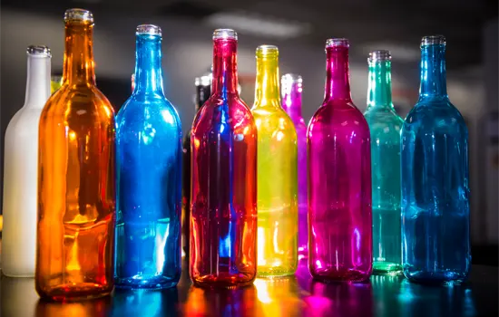 colorful-inks-coatings-displayed-on-glass-bottles