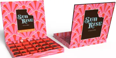 Pink-chocolate-folding-carton-packaging-direct-food-contact-inks