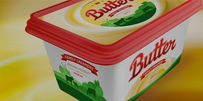 butter-plastic-container