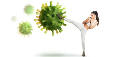 woman-fights-germs-disease