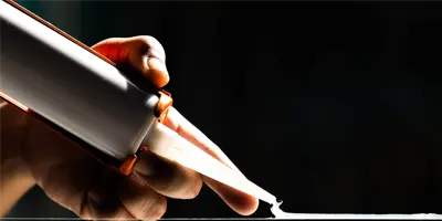 caulk-adhesive-put-on-edge-of-glass