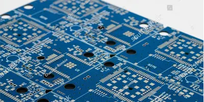 blue-printed-circuit-board