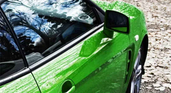 green car