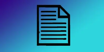 icon of document