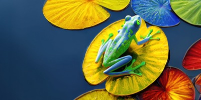 SunChemical-Sustainability-Report-Cover-2025-Frog-Lily-Pads