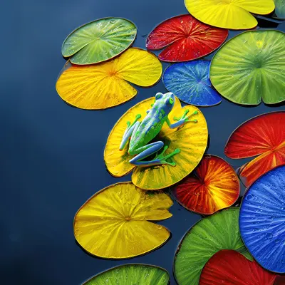 SunChemical-Sustainability-Report-Cover-2025-Frog-Lily-Pads